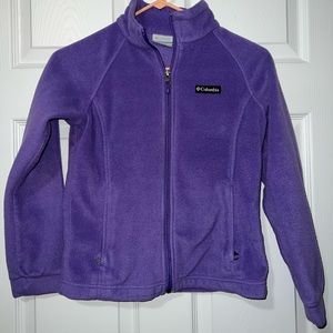Columbia fleece jacket girls size Medium 10/12
